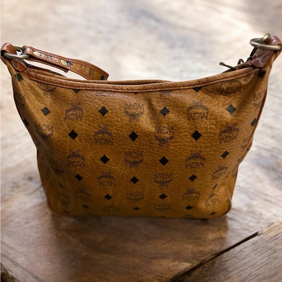 MCM vintage cognac hobo crossbody - Picture 5 of 14